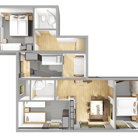 Haus Enzian Lägenhet Fiss Exteriör bild