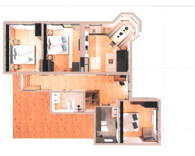 Haus Enzian Lägenhet Fiss Exteriör bild